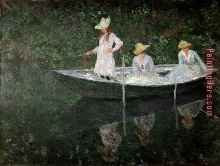 Claude Monet The Boat at Giverny